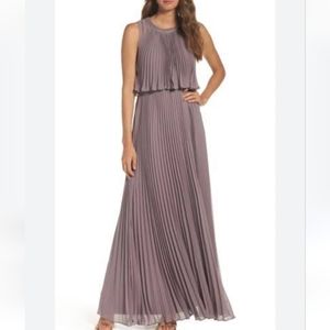 VERA WANG Pleat Chiffon GOWN DRESS SIZE 8